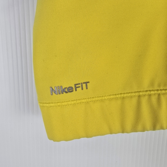 Nike Women's Gold Racerback Sports Bra Athlete Exercise Athleisure Size L - Picture 3 of 7